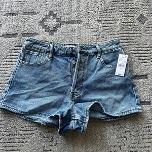 NWT Pacsun High Rise Festival Denim Shorts Size 28